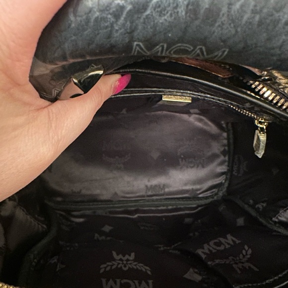 MCM black backpack - Picture 6 of 17